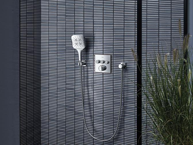 Thermostat_shower with decoration