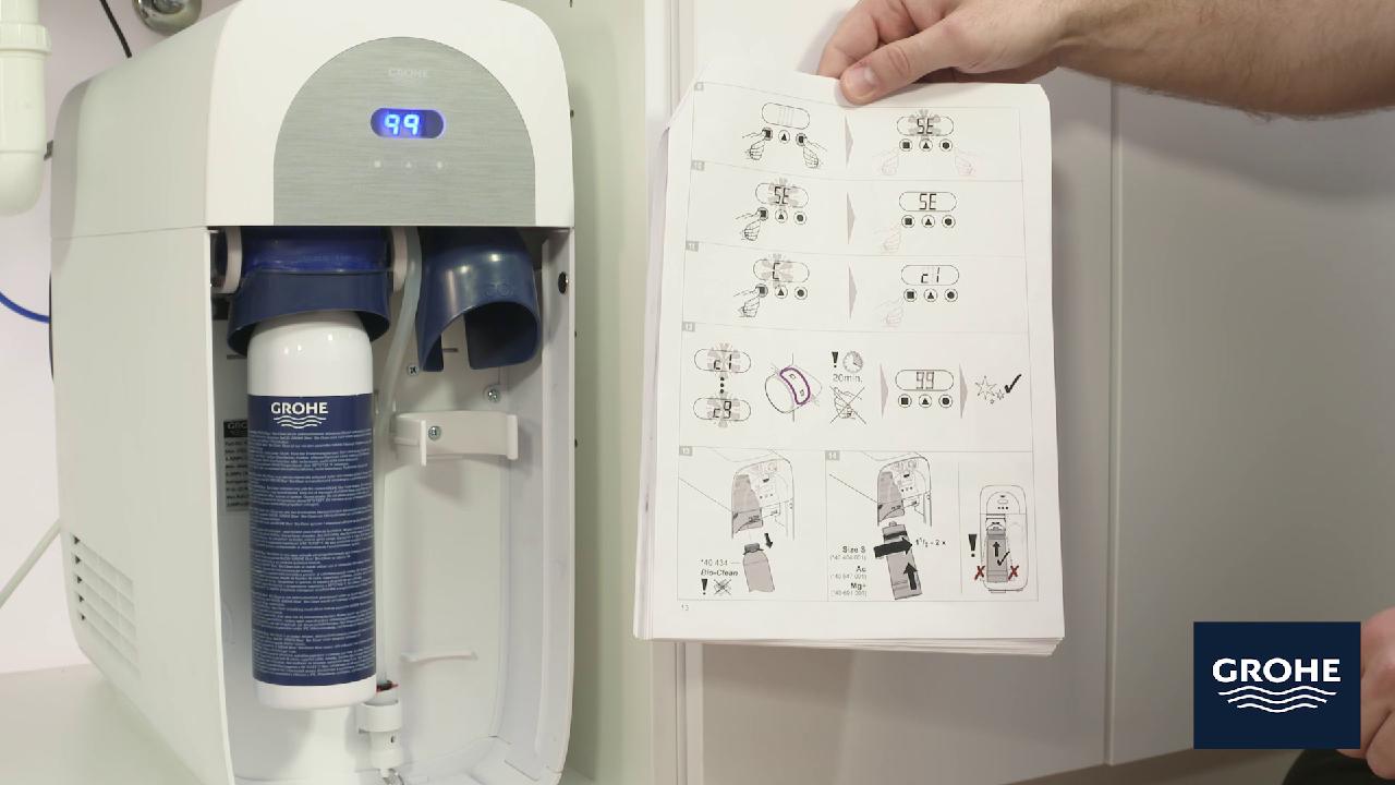 Automatic Cleaning Of GROHE Blue Home