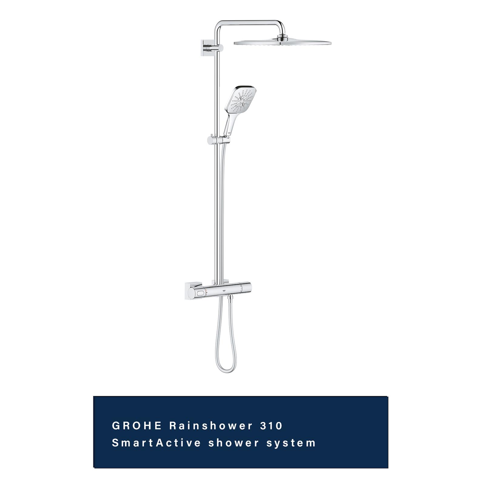 GROHE Rainshower 310 SmartActive shower system