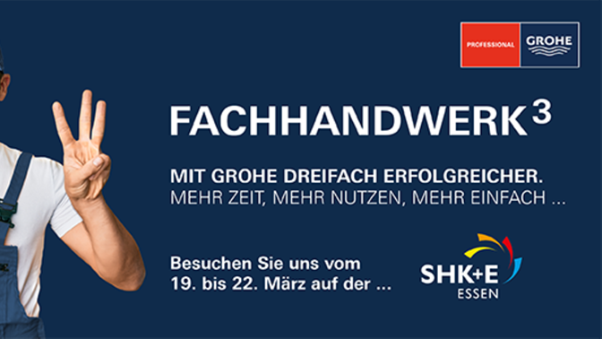 GROHE auf der SHK+E Essen